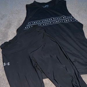 🕶underarmour tank top and leggings bundle🕶
